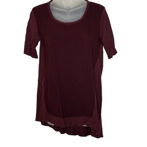 Anthropologie Left of Center Ellesmere Tunic Top Small